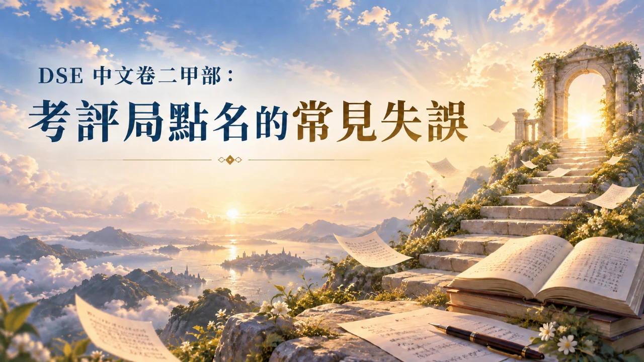【DSE 中文卷二甲部】考評局點名的常見失誤:實用文的分數,多數不是輸在審題