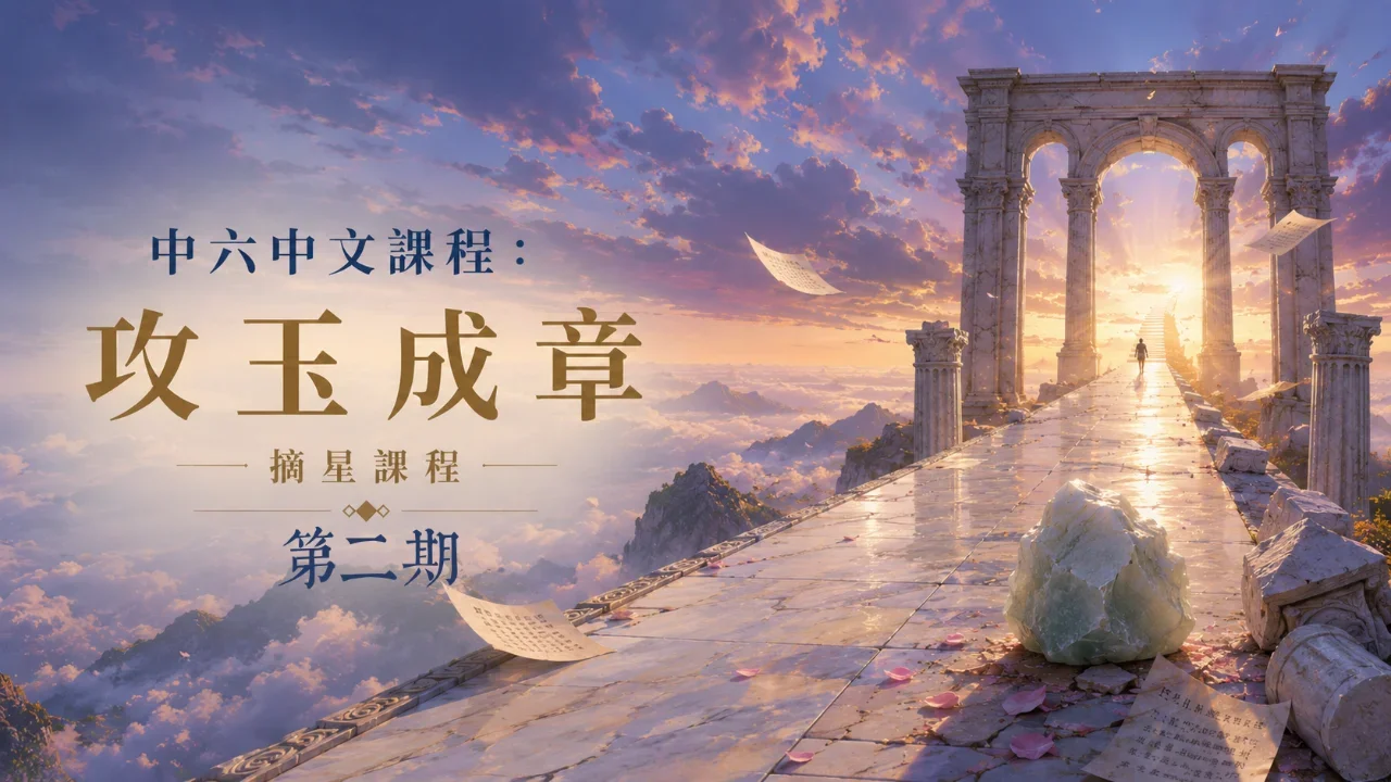 2027 DSE 中六中文進階課程 - 攻玉成章(第二期) | 明道教育 Lumos Education