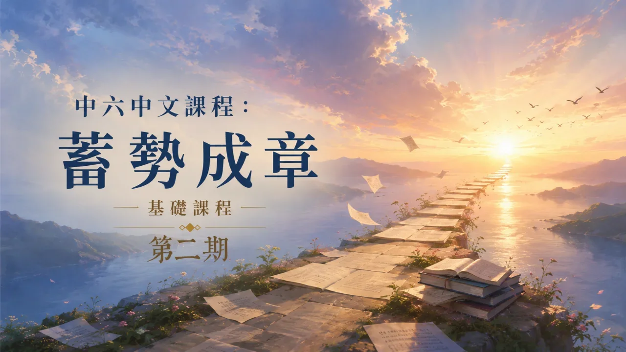 中六 DSE 中文補底課程 - 蓄勢成章(第二期) | 明道教育 Lumos Education