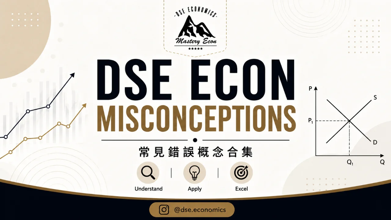 DSE Econ - Misconceptions 常見錯誤概念合集 | 明道教育 Lumos Education