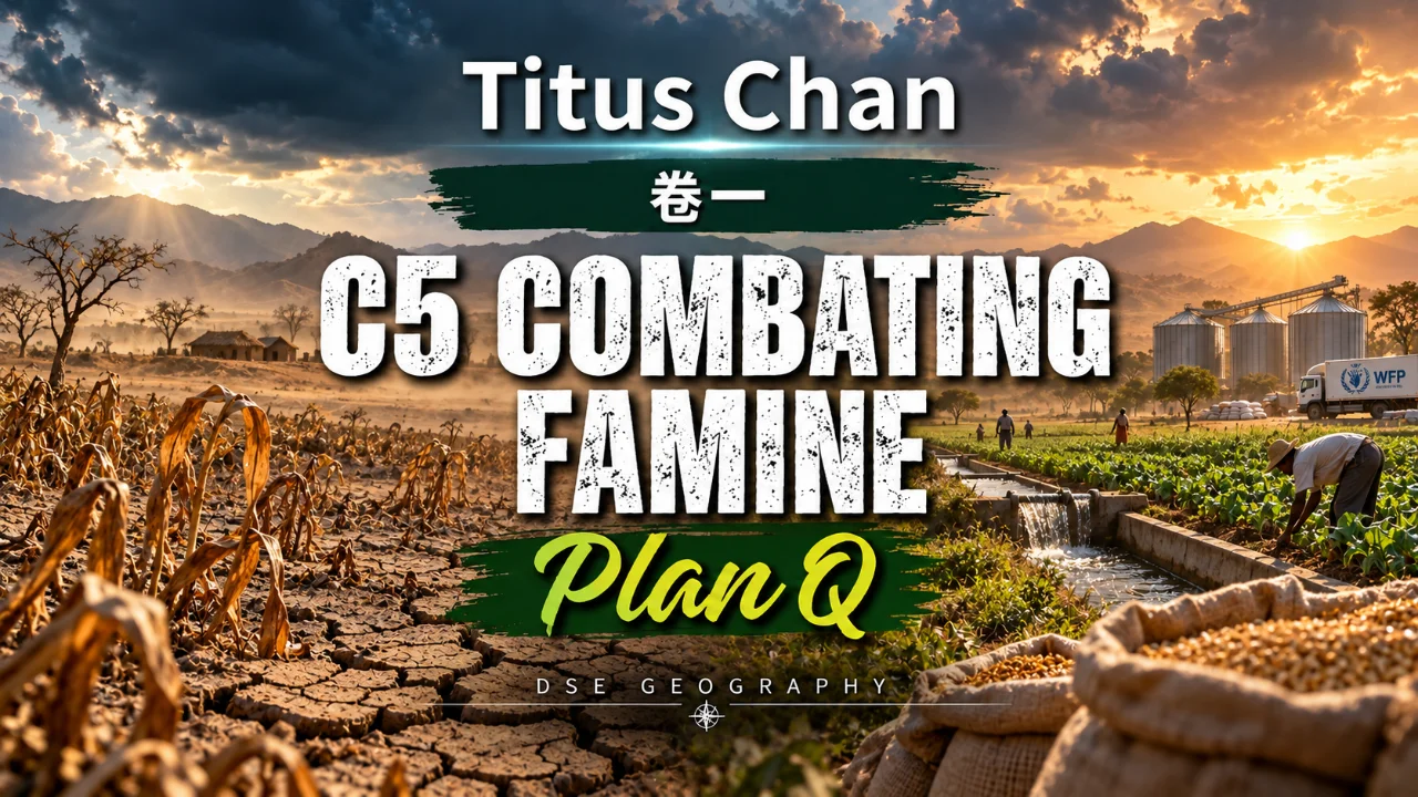 TITUS CHAN 2027 DSE S6 Plan Q(C5)Combating Famine | 明道教育 Lumos Education